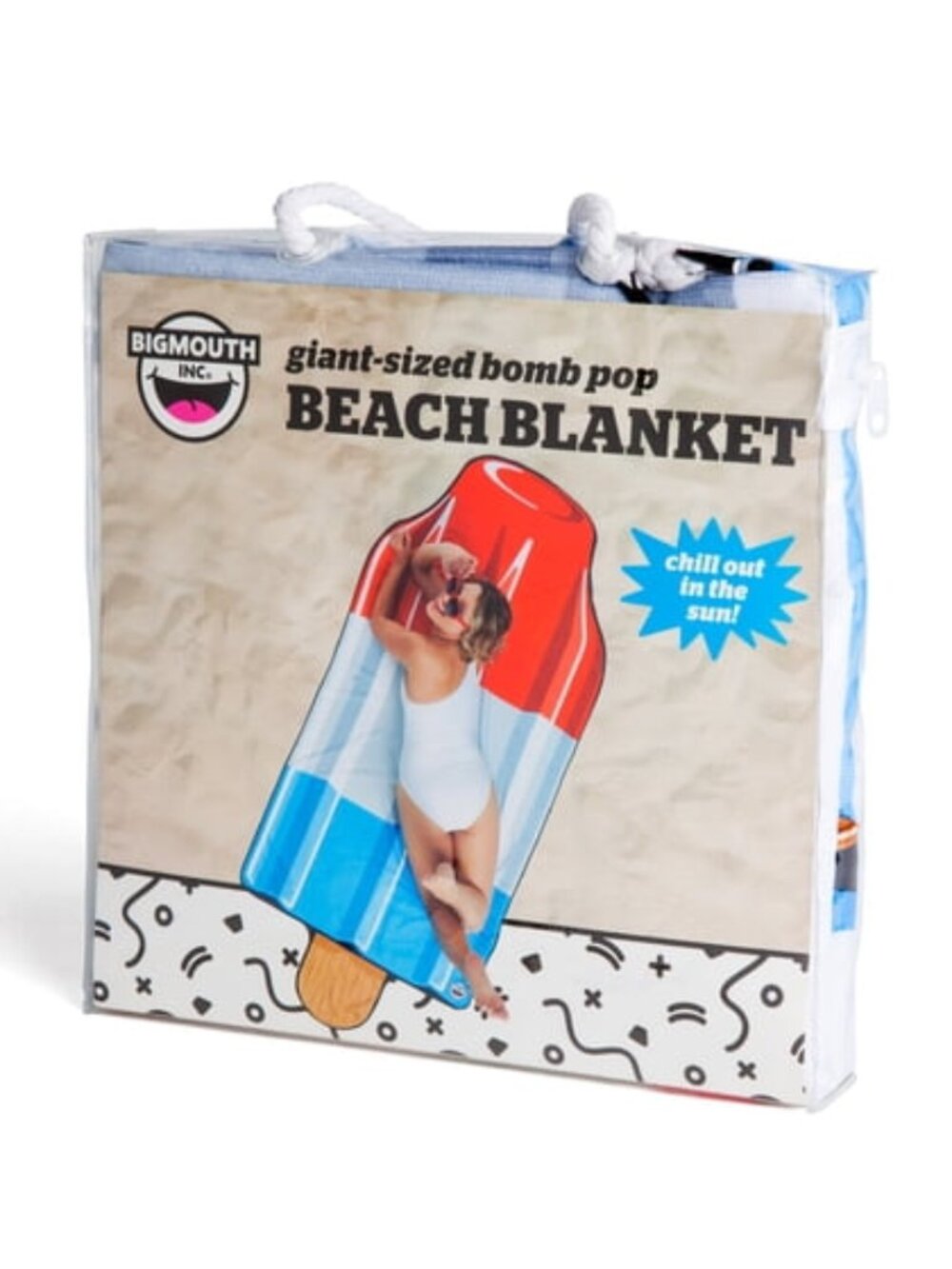 Big Mouth Inc. Giant Ice Pop Beach Blanket-NWT